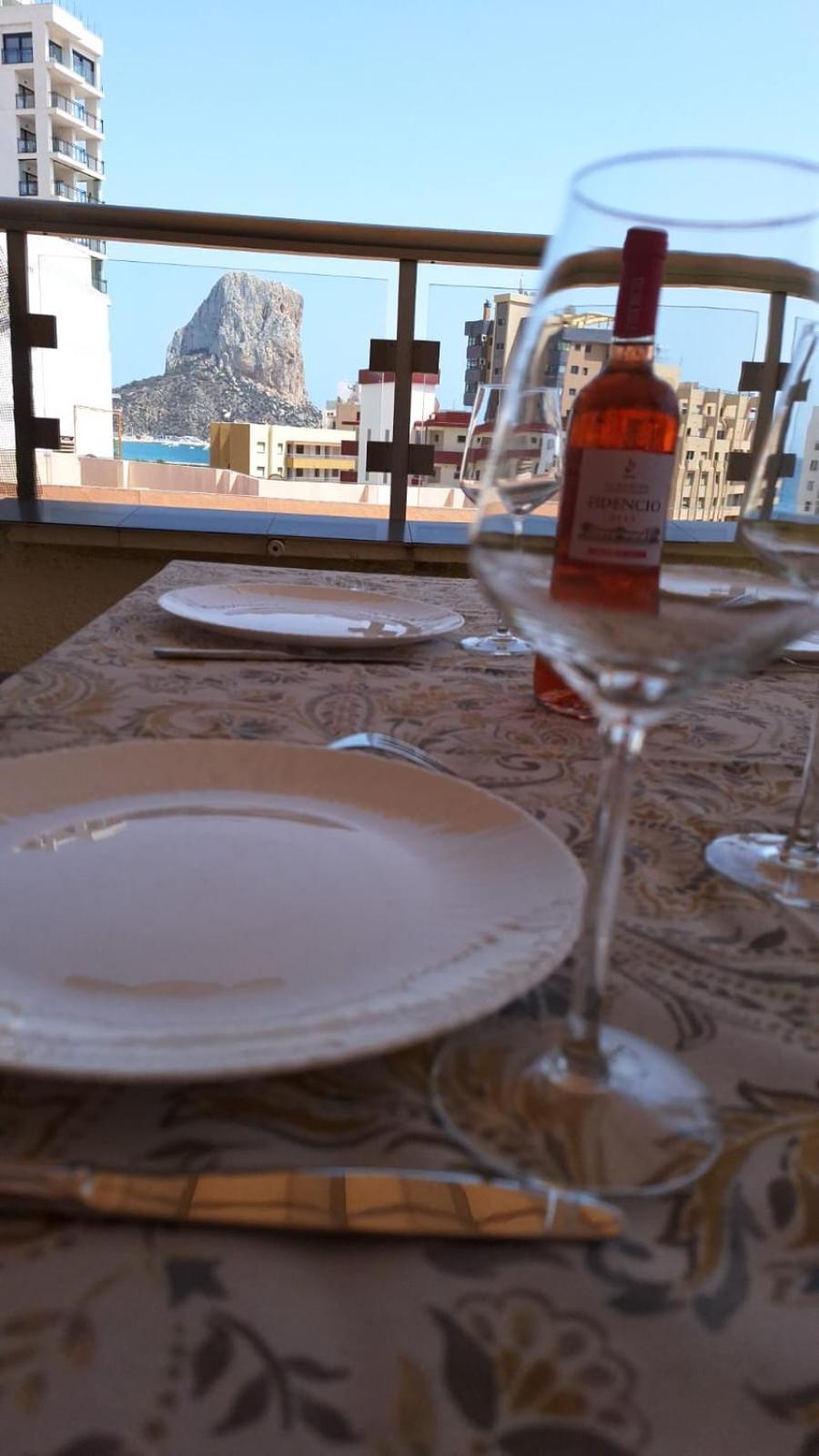 Ático con encanto, 50m de la playa, vista al mar, wifi fibra, gran terraza Calpe Exterior foto